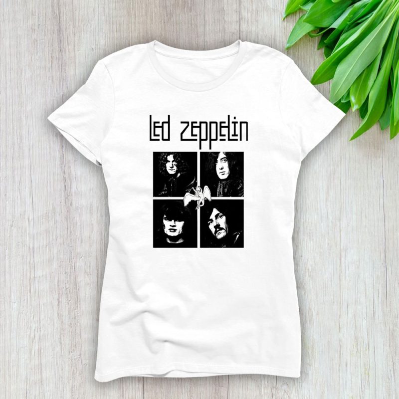 Led Zeppelin The Zeps Vintage Lady T-Shirt Women Tee For Fans TLT2069
