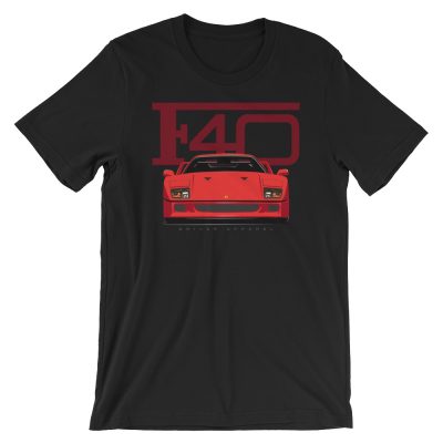 Legendary Red Ferrari F40 Cotton Tee Unisex T-Shirt FTS204