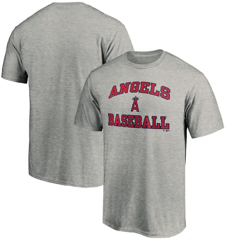 Los Angeles Angels Team Heart & Soul Unisex T-Shirt - Heathered Gray