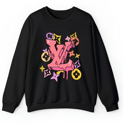 Louis Vuitton Graffiti Logo Crewneck Sweatshirt CSTB1019