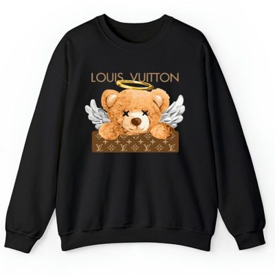 Louis Vuitton Logo Luxury Angel Teddy Bear Crewneck Sweatshirt CSTB1102