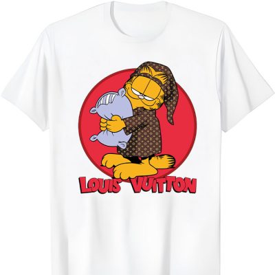 Louis Vuitton Logo Luxury Garfield LV Unisex T-Shirt TTB2597