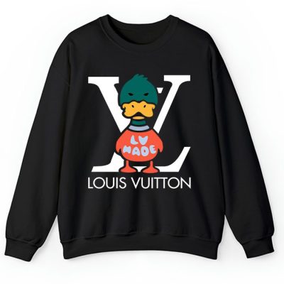 Louis Vuitton Logo Luxury Knit Duck Crewneck Crewneck Sweatshirt CSTB1085