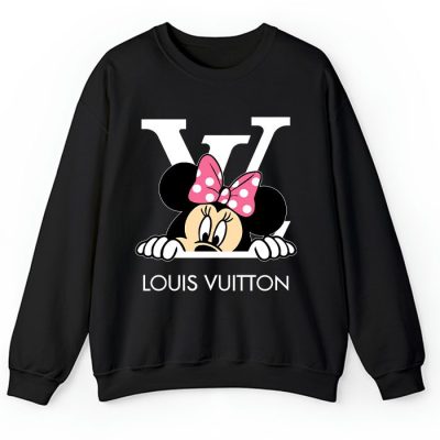 Louis Vuitton Logo Luxury Minnie Mouse Mouse Crewneck Sweatshirt CSTB1172