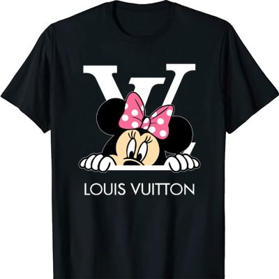 Louis Vuitton Logo Luxury Minnie Mouse Mouse LV Unisex T-Shirt CB418