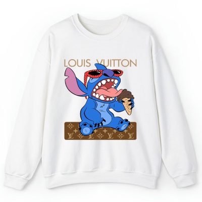 Louis Vuitton Logo Luxury Stitch Crewneck Sweatshirt CSTB1087