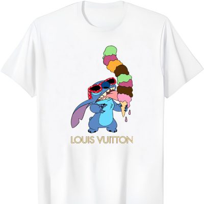 Louis Vuitton Logo Luxury Stitch LV Unisex T-Shirt TTB2253