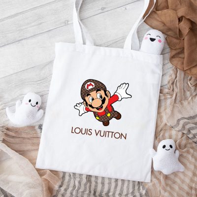 Louis Vuitton Logo Luxury Super Mario Cotton Canvas Tote Bag TTB1605