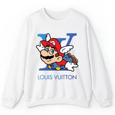 Louis Vuitton Logo Luxury Super Mario Crewneck Sweatshirt CSTB1081