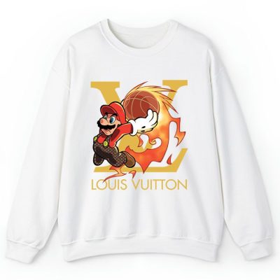 Louis Vuitton Logo Luxury Super Mario Crewneck Sweatshirt CSTB1082