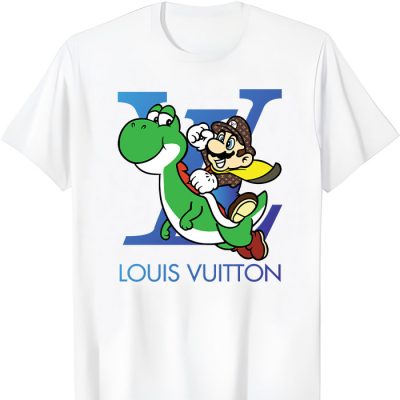 Louis Vuitton Logo Luxury Super Mario LV Unisex T-Shirt TTB2250