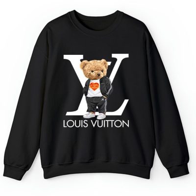 Louis Vuitton Logo Luxury Teddy Bear Crewneck Sweatshirt CSTB1040