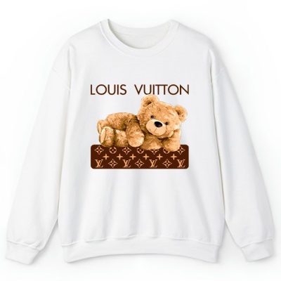 Louis Vuitton Logo Luxury Teddy Bear Crewneck Sweatshirt CSTB1042