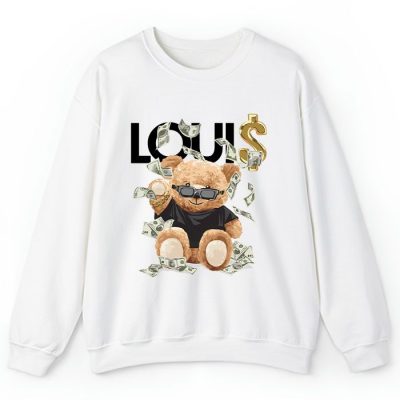 Louis Vuitton Logo Luxury Teddy Bear Crewneck Sweatshirt CSTB1044