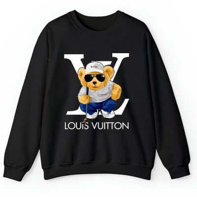 Louis Vuitton Logo Luxury Teddy Bear Crewneck Sweatshirt CSTB1045