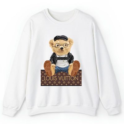 Louis Vuitton Logo Luxury Teddy Bear Crewneck Sweatshirt CSTB1055