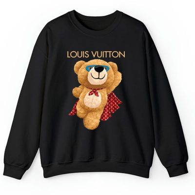 Louis Vuitton Logo Luxury Teddy Bear Crewneck Sweatshirt CSTB1056