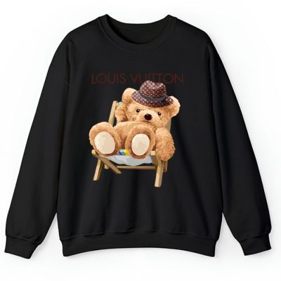 Louis Vuitton Logo Luxury Teddy Bear Crewneck Sweatshirt CSTB1057