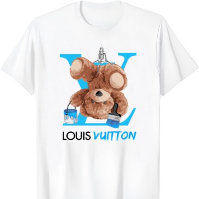 Louis Vuitton Logo Luxury Teddy Bear LV Unisex T-Shirt TTB2280