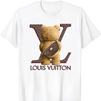 Louis Vuitton Logo Luxury Teddy Bear Unisex T-Shirt NTB2687