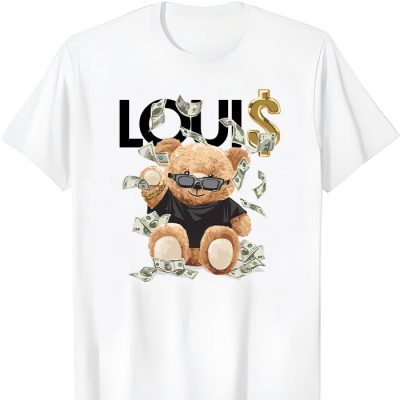 Louis Vuitton Logo Luxury Teddy Bear Unisex T-Shirt NTB2704