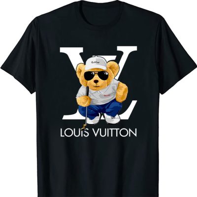 Louis Vuitton Logo Luxury Teddy Bear Unisex T-Shirt NTB2705