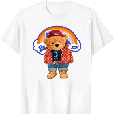 Louis Vuitton Logo Luxury Teddy Bear Unisex T-Shirt NTB2707