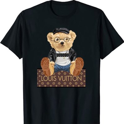 Louis Vuitton Logo Luxury Teddy Bear Unisex T-Shirt NTB2714