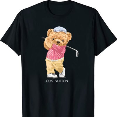 Louis Vuitton Logo Luxury Teddy Bear Unisex T-Shirt NTB2717