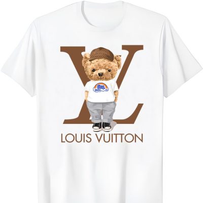 Louis Vuitton Logo Luxury Teddy Bear Unisex T-Shirt NTB2720