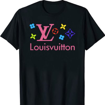 Louis Vuitton Logo Luxury With Color Monogram LV Unisex T-Shirt CB446