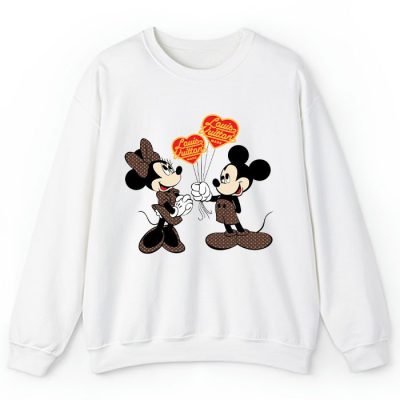 Louis Vuitton Monogram Canvas Pattern Nigo Intarsia Jacquard Heart Crewneck Crewneck Sweatshirt CSTB1162