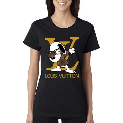 Louis Vuitton Snoopy Dabbing Women Lady T-Shirt