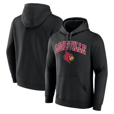 Louisville Cardinals Campus Pullover Hoodie - Black