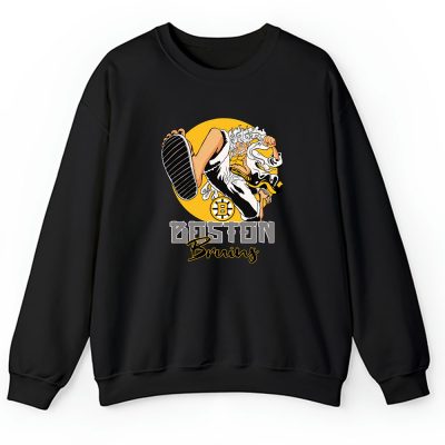 Luffy X Boston Bruins Team X NHL X Hockey Fan Unisex Sweatshirt TAS4396