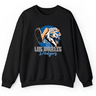 Luffy X Los Angeles Dodgers Team X MLB X Baseball Fans Unisex Sweatshirt TAS4389