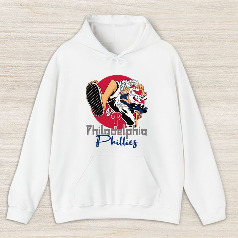 Luffy X Philadelphia Phillies Team X MLB X Baseball Fans Unisex Pullover Hoodie TAH4392