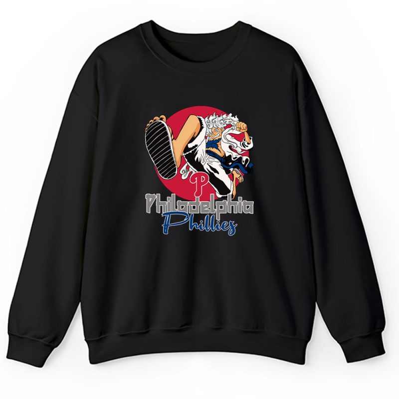 Luffy X Philadelphia Phillies Team X MLB X Baseball Fans Unisex Sweatshirt TAS4392
