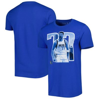 Luka Doncic Dallas Mavericks Stadium Essentials Unisex Player Skyline T-Shirt - Royal