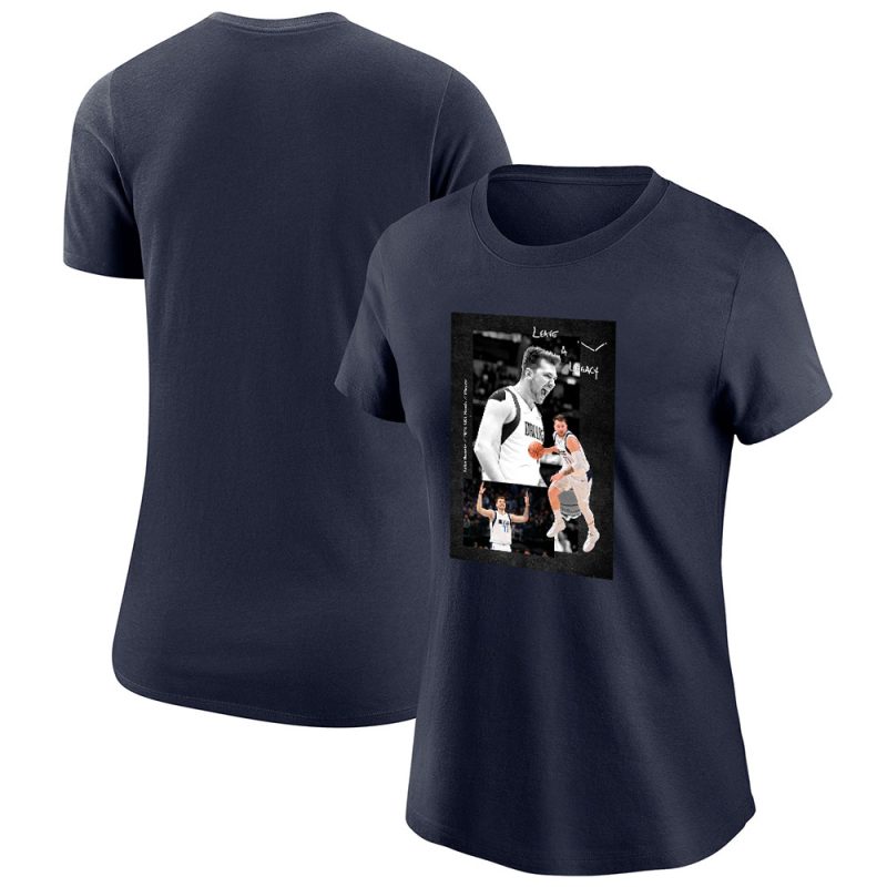 Luka Doncic X Dallas Mavericks X NBA Playoffs 2024 X Western Conference Lady T-Shirt Women Tee TLT5280