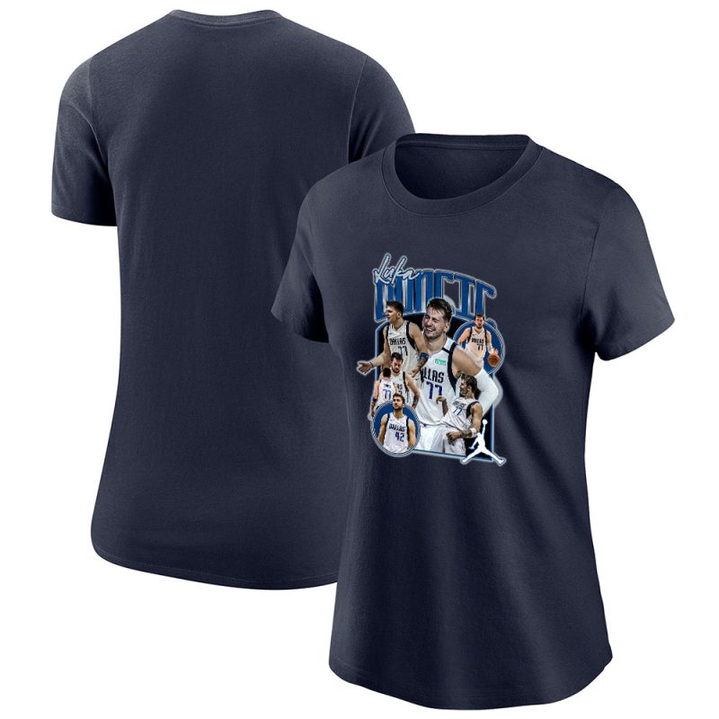 Luka Doncic X Dallas Mavericks X NBA Playoffs 2024 X Western Conference Lady T-Shirt Women Tee TLT5282