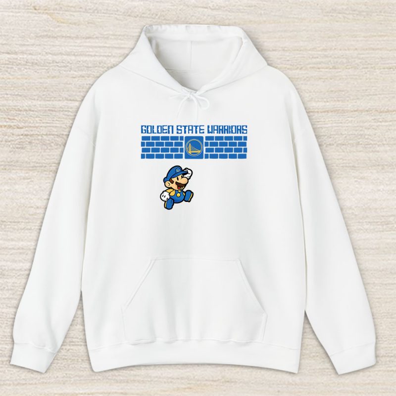 Mario X Golden State Warriors Team X NBA X Basketball Unisex Pullover Hoodie TAH3153