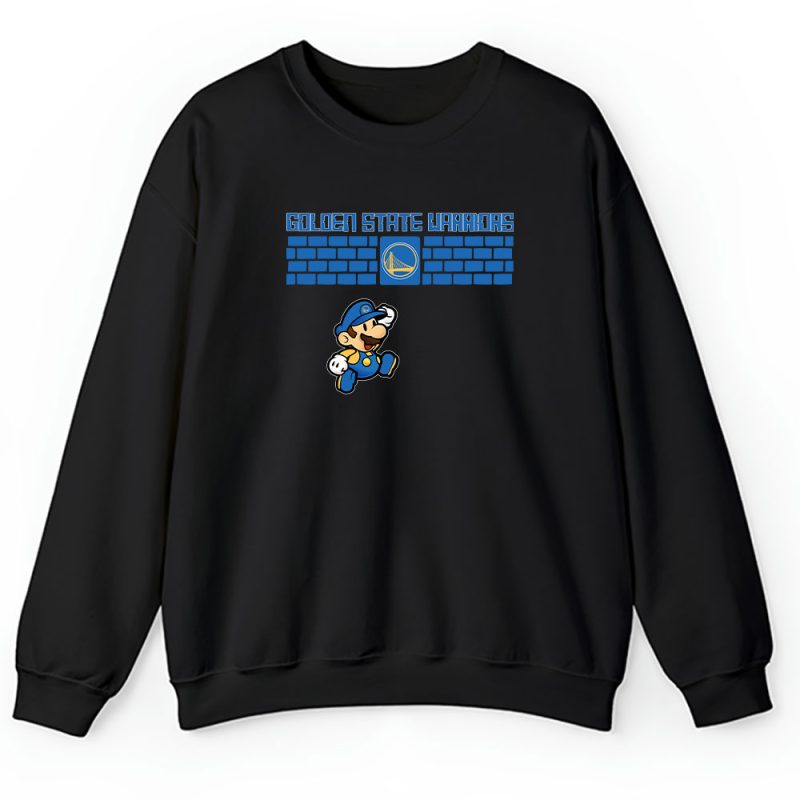 Mario X Golden State Warriors Team X NBA X Basketball Unisex Sweatshirt TAS3153