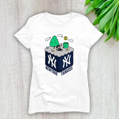 Mario X New York Yankees Team X MLB X Baseball Fans Lady T-Shirt Women Tee For Fans TLT3113