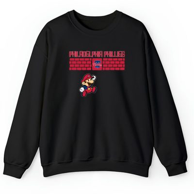 Mario X Philadelphia Phillies Team X MLB X Baseball Fans Unisex Sweatshirt TAS3149