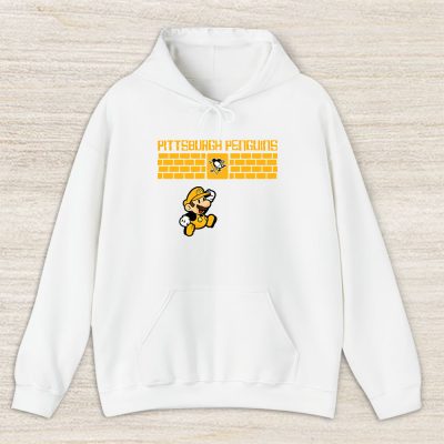 Mario X Pittsburgh Penguins Team X NHL X Hockey Fan Unisex Pullover Hoodie TAH3172