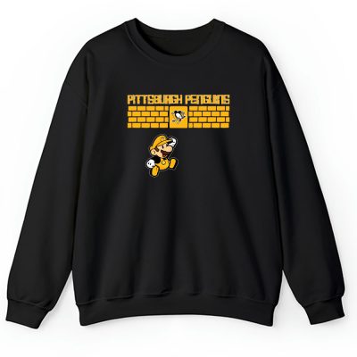 Mario X Pittsburgh Penguins Team X NHL X Hockey Fan Unisex Sweatshirt TAS3172