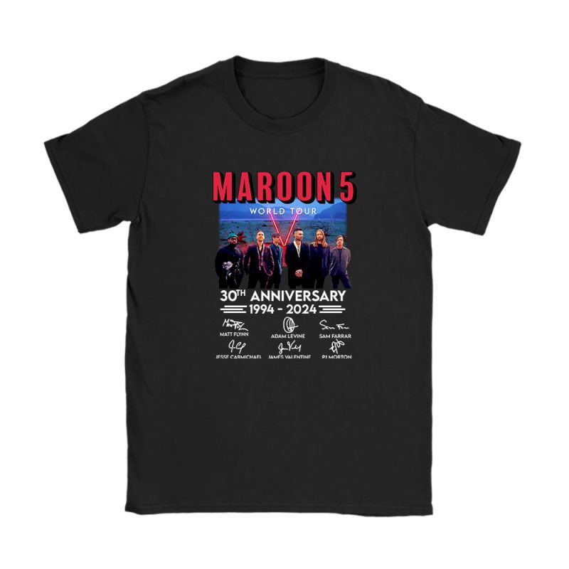 Maroon 5 2024 Tour Anniversary Unisex T-Shirt TAT5105