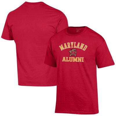 Maryland Terrapins Champion Alumni Logo T-Shirt - Red