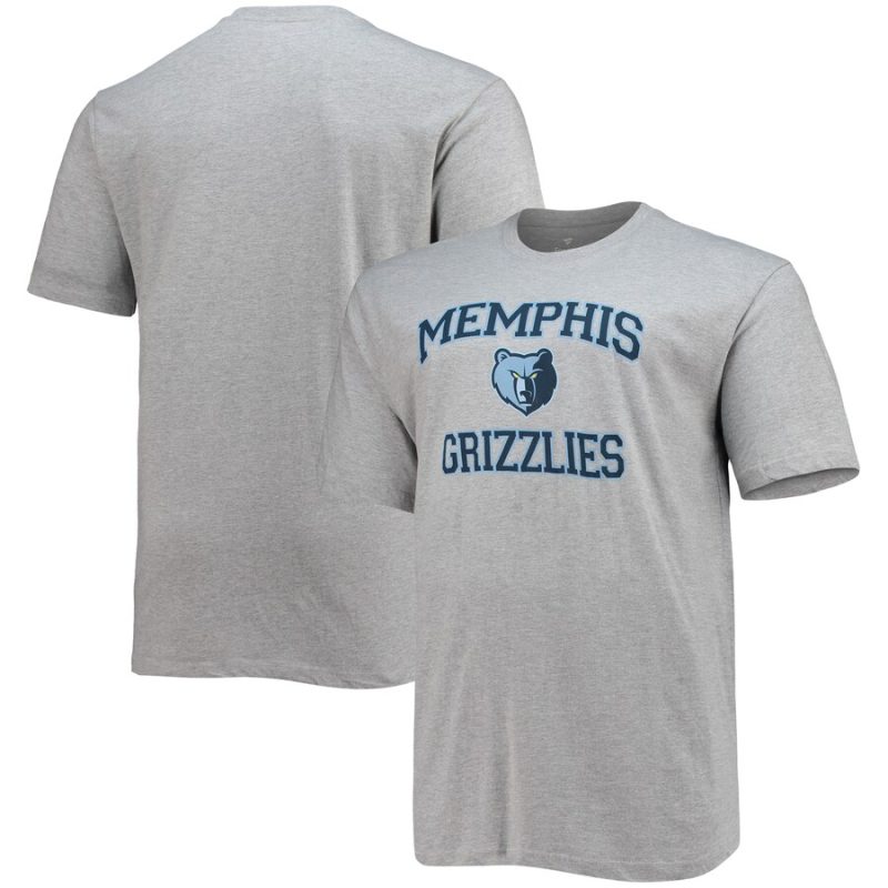 Memphis Grizzlies Heart & Soul Unisex T-Shirt - Heathered Gray